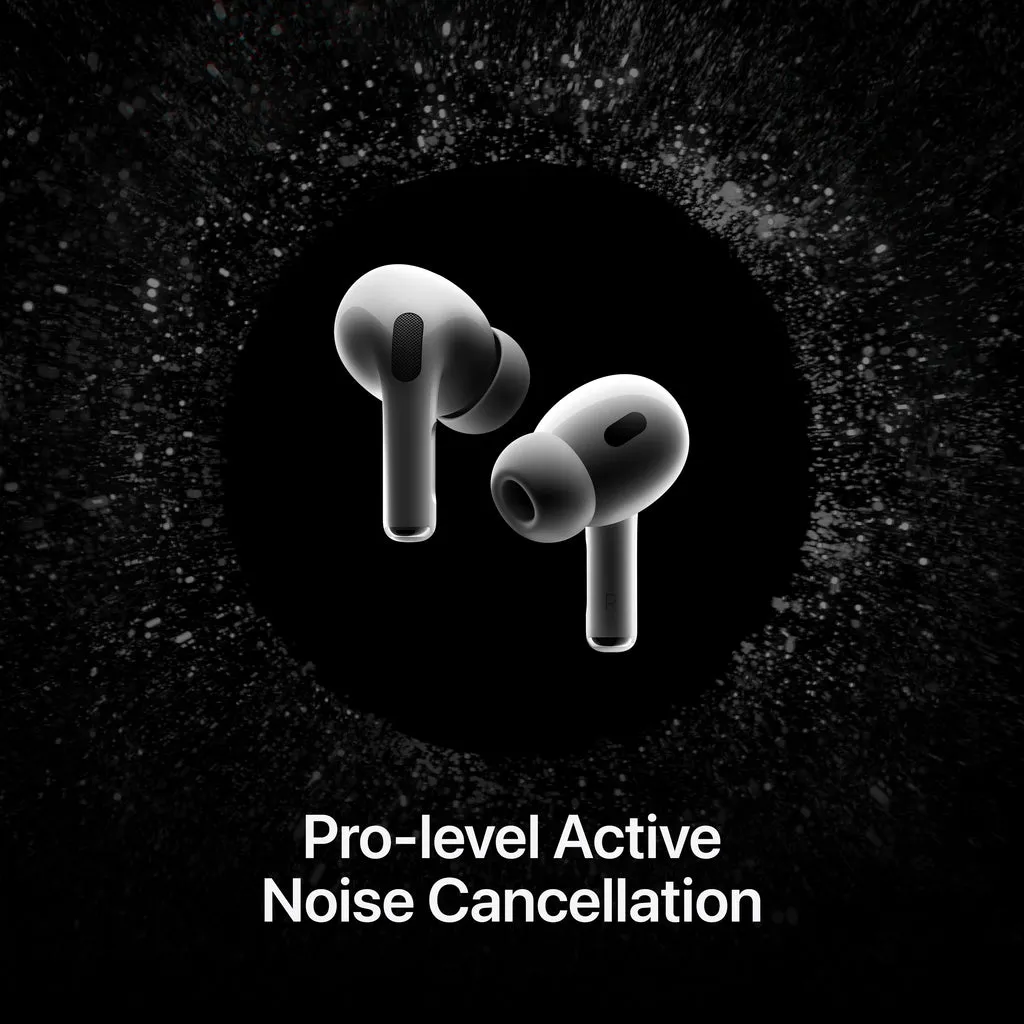 Écouteurs AirPods Pro 2 Blanc+ fil port C (Pack Complet)
